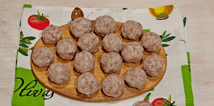 Chiftele gătite induse